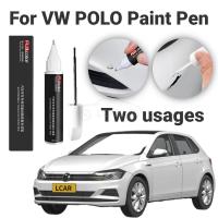 ปากกาทัชสกรีนสีรถยนต์สำหรับ VW POLO,เพนท์สีขาวสีดำเครื่องมือซ่อมนาฬิการอยขีดข่วนโฟล์คสวาเกนโปโลปากกาทาสีซ่อมแซมสีรถยนต์