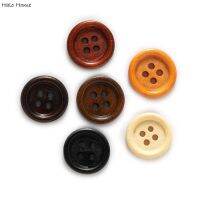 30/50pcs 4 Hole Wood Buttons for Sewing Scrapbook Clothing Crafts Gift Jacket Blazer Sweaters Handwork Accessories 10-25mm Haberdashery