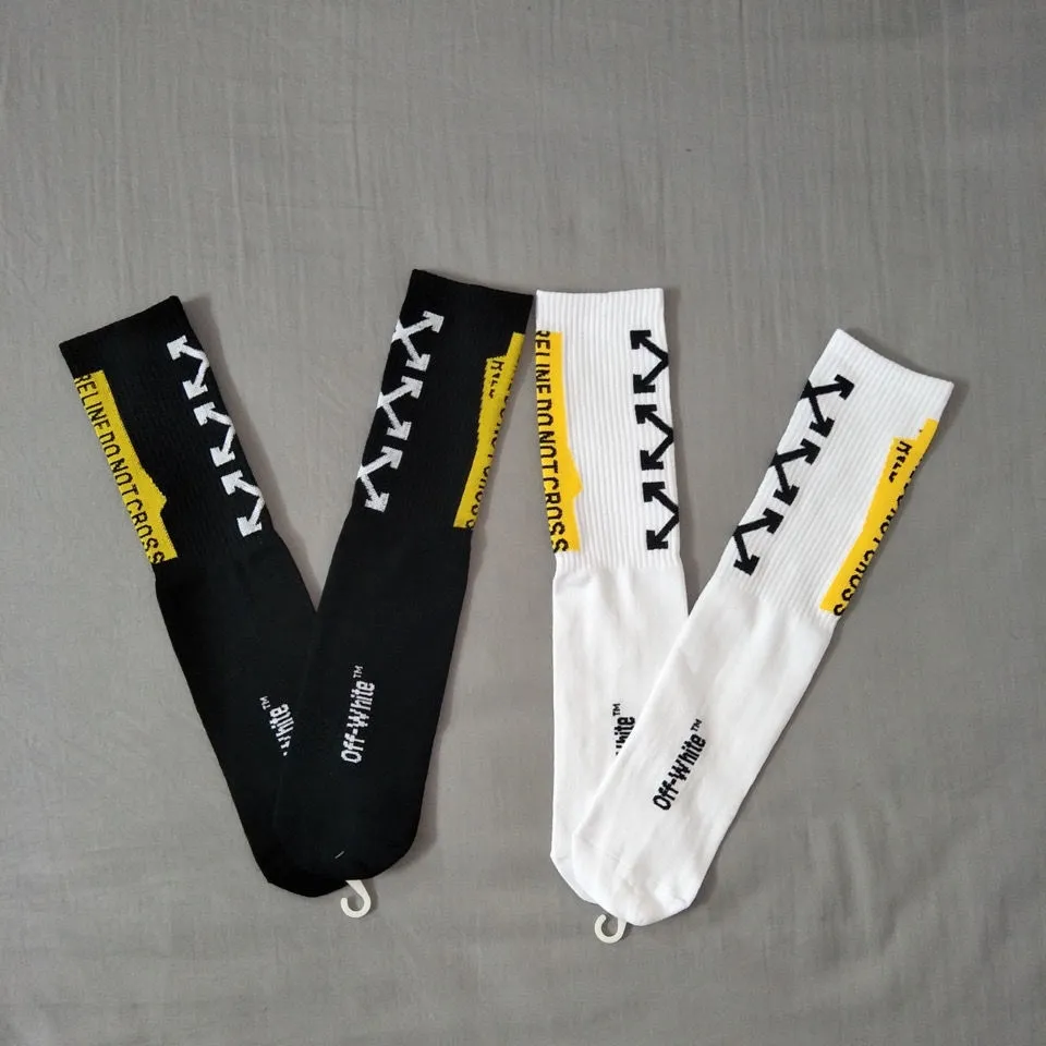 Off white socks outlet do not cross