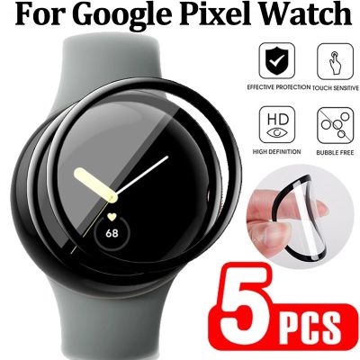 For Google Pixel Watch Full Coverage 3D Curved Transparent Screen Protector Film for Google Pixel Watch Soft PMMA Film Not Glass