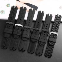 Soft silicone watchband for C-asio PRG-300 330 PRW-3000 PRW-3100 PRW-6000 PRW-6100 watch band black rubber watch strap braceletby Hs2023