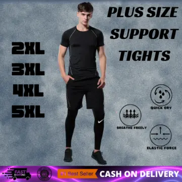 Men's Fitness Running Compression Pants Lycra Trousers Tights Legging  Cycling Basketball Soccer Elasticity Sweatpants Rash Guard