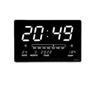 LED Perpetual Calendar Electronic Clock Digital Wall Clock Alarm Temperature Table Clocks Living Room Decoration
