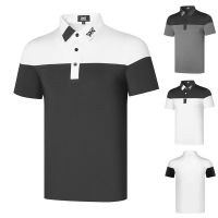 Chaopai Pxg3เสื้อโปโลผู้ชาย,เสื้อกีฬาลำลองกลางแจ้งเสื้อออกกำลังกายระบายอากาศแขนสั้นแห้งเร็วกางเกงเล่นกอล์ฟ