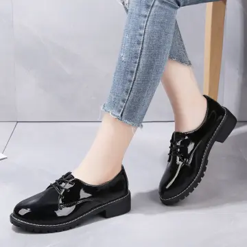 All black lace deals up shoes