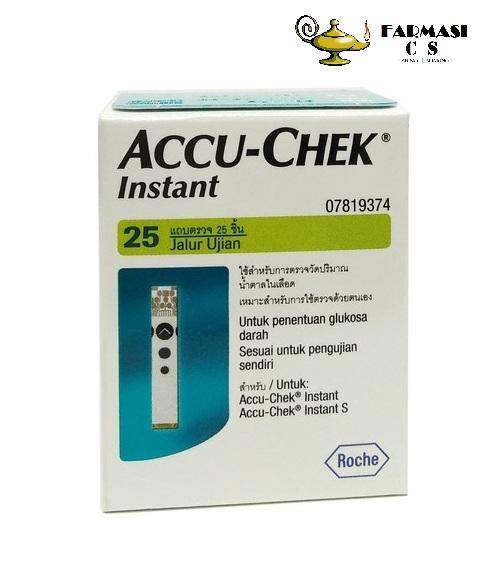 AccuChek Instant Test Strip 25s EXP04/2025 Lazada