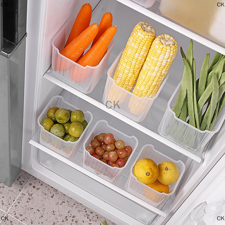 ck-กล่องเก็บอาหารสดในตู้เย็นกล่องใส่อาหารผักผลไม้เครื่องเทศข้างประตูตู้เย็นกล่องเก็บของในครัว