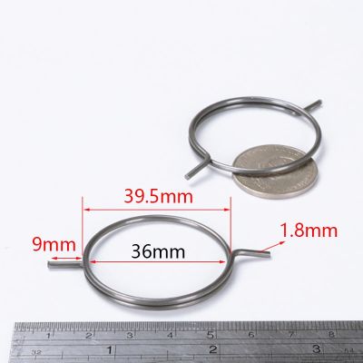 【LZ】 1Pair 1.8x39.5x9mm Anti-theft Door Lock Torsion Spring Repaired Metal Coil Replacement Accessories for Electronic Locks Handle