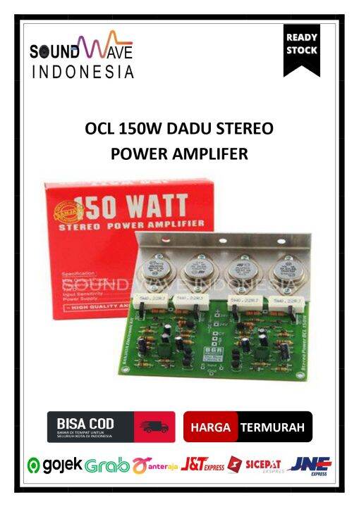 KIT OCL 150W DADU STEREO POWER AMPLIFIER | Lazada Indonesia