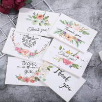 【6 PCS】Thank You Card with Envelope INS Style Business Card Greeting Card for Graduation Thanksgiving