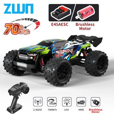 ZWN 1:16 70KM/H Or 50KM/H RC Car 4WD Full-Scale Remote Control Cars Electric High Speed Drift Monster Truck VS Wltoys 144001 Toy