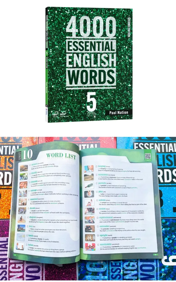 Books/Set 4000 Essential English Grammar Words Level 1-6, 54% OFF