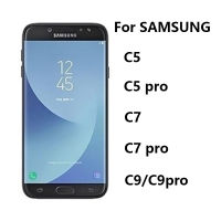 (ร้อน) เต็มฝาครอบแก้วสำหรับ S amsung g alaxy C5 C7 C9 Pro กระจกกันรอยหน้าจอสำหรับ S amsung C5 Pro C7pro ด้านหน้าฟิล์มแก้ว