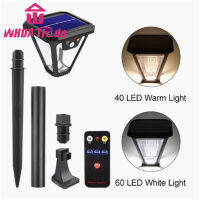 100 Led กลางแจ้ง Lampu Solar Dinding 2สี360องศา Usb ชาร์จ Moiton Sensor กฎหมายสำหรับลานสนามหญ้าอุปกรณ์ตกแต่งสวน