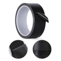 Black PTFE Tape 300 Degree High Temperature Resistance Cloth Heat Insulation Sealing Machine Adhesive Tape 0.13mm Thick Adhesives  Tape