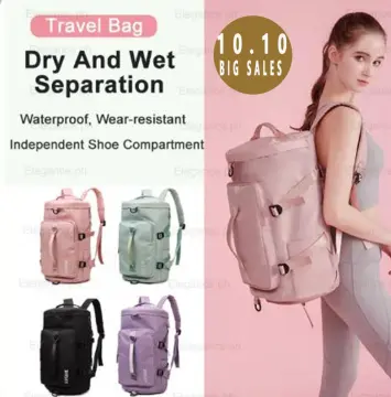 Pink Large Travel Duffle Bag for Women & Men