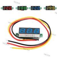 0.28 Inch Ultra Small Digital DC Digital Display Adjustable Three Line DC 0-100V Battery Voltmeter 2-Line 3-Line Universal YB23