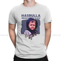 Vintage Art Fashion Tshirts Hasbulla Magomedov Men Harajuku Tops T Shirt Round Neck