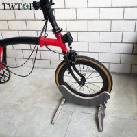 TWTOPSE พับจักรยานวงเล็บสำหรับ Brompton Birdy Dahon 14 20in จักรยานที่จอดรถ Rack BMX ปรับขาตั้งไม้อุปกรณ์เสริม