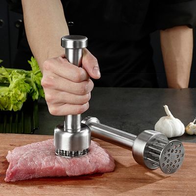 304 Stainless Steel Meat Tenderizer Durable 21 Ultra Sharp Needle Blade Tenderizer for Steak Beef - Kitchen Cooking Tools
