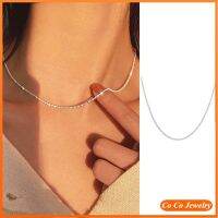 RF studio COCOJEWELRY Korean Style Exquisite Rhinestone Necklace Clavicle Chain Womens Fashionable Neck Jewelry Gift