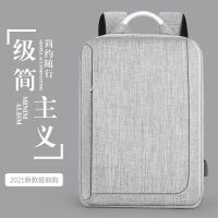 ? Backpack mens casual business travel lightweight simple fashion trend ladies backpack college student bag computer bag