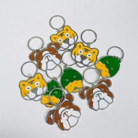 High Version HUMAN MADE ANIMAL KEY CHARM Duck Puppy Tiger Animal Head Metal Keychain