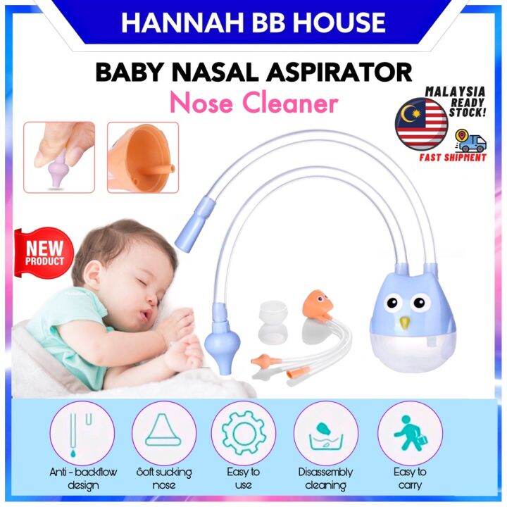 Baby Nasal Aspirator Nose Cleaner Booger Remover Penyedut Hingus Kahak ...