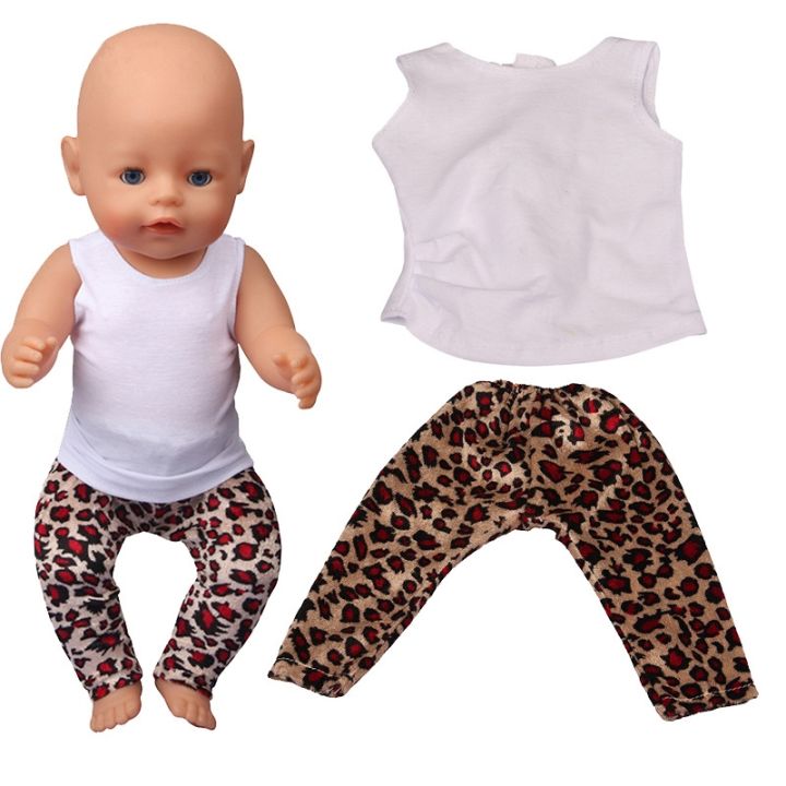 baby-born-43-cm-clothes-17-inch-doll-outfits-fashion-leggings-suit-handmade-girl-clothes-for-doll-accessories-diy-toys-gifts