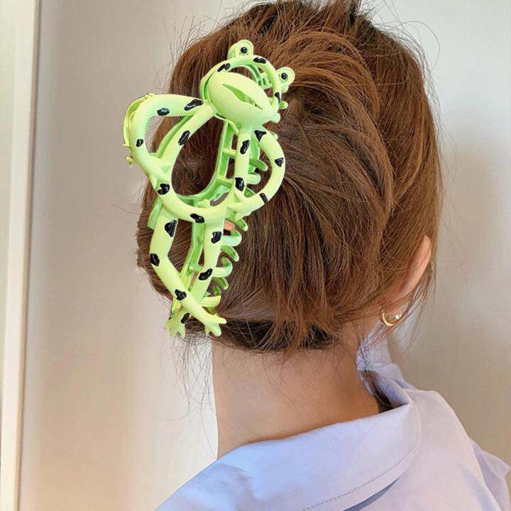 yotjar-กิ๊บติดผมเด็กกบไม่ลื่นสำหรับแม่ลูกสาวแฟนผมหยิกบางหนา