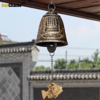 Japanese Style Southern Cast Iron Wind Bell Retro Summer Temple Pendant Bells Birthday Present Decoration Hanging Chimes Gift