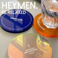 【CC】 Decoration Coaster Cup Ornaments Thermal Insulation Orange/Klein