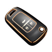 พวงกุญแจโครงเปลือกนอกเคส Kunci Remote Mobil TPU สำหรับ Buick สำหรับเชฟโรเลต Cruze Aveo Trax Opel แอสตาคอสตา Meriva Zafira Antara J