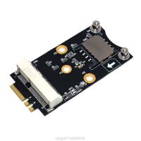 Mini PCI-E to M.2 (NGFF ) key AE Adapter With SIM card Slot for WiFi WWAN LTE Module 3G4G Net work For PC M19 21 Dropship