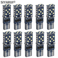 10PCS T10 W5W Super Bright LED Car Parking Lights WY5W 168 501 Auto Wedge Turn Side Bulbs Car Interior Reading Dome Lamp 12V24V