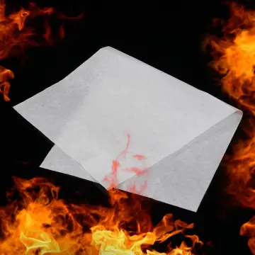 5pcs 20*25cm Fire Paper Flash Flame Paper Fire Paper Magic Props Effect  Shock