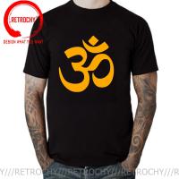 Om Aum Symbol Relaxation T-Shirt For Male Men Funny Cotton Short Sleeve Tshirt Streetwear Jn Buddhism Om Mani Padme Hum T Shirt