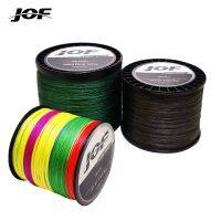 JOF Braided Fishing Line PE Fishing Line X4 Strands Saltwater 8LB-80LB Fishing Wire Carp Multicolor Multifilament Line