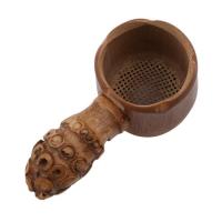 Natural Bamboo Root China Gongfu Loose Tea Ceremony Strainer Filter