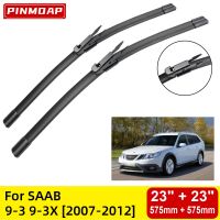 ใบปัดน้ำฝนด้านหน้าสำหรับ SAAB 9-3 9-3X 2007-2012กระจกหน้าต่าง23 "23" 2007 2008 2009 2010 2011 2012