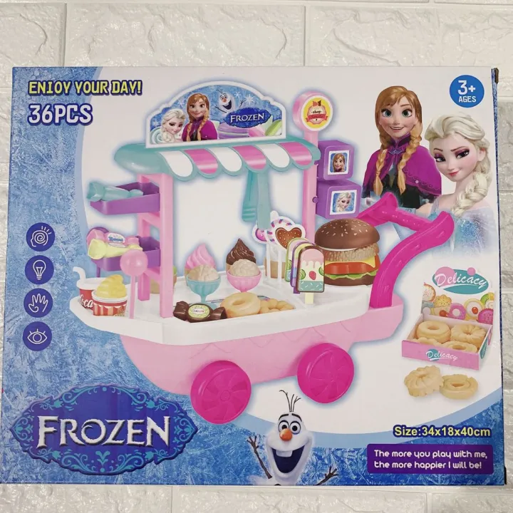 P&T Mini Ice Cream Cart Toy COD Lazada PH