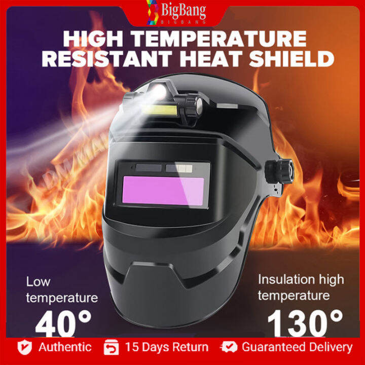 2023 New Ture Color Auto Darkening Welding Mask Full Solar Powered