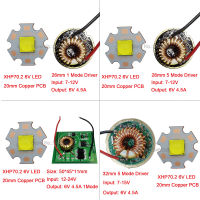 CREE XHP70. 2 6โวลต์พลังงานสูง LED E mitter 16มิลลิเมตร20มิลลิเมตรทองแดง PCB เย็นสีขาวเป็นกลางสีขาวอบอุ่นสีขาว1โหมดหรือ5โหมด drie verv