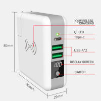 ซูเปอร์ชาร์จไร้สาย SUPER CHARGER QI WIRELESS 6700 MAH