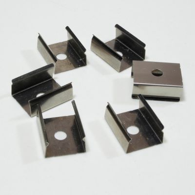 100pcs metal clips use to hold the  rigid strip profile led rigid strip accessories clips use for aluminum U V aluminum Adhesives Tape
