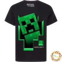 Kids T-Shirt Minecraft game graphic Tops Boys Girls Distro Age 1 2 3 4 5 6 7 8 9 10 11 12 Years