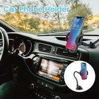 ที่วางโทรศัพท์ในรถยนต์ Mount 360 ° Rotatable Long Arm Windshield Phone Cradle W/ Suction Cup 1.9-4.1in Mounting Seat 360 ° Rotatable Car Phone Holder Mount Dashboard Phone Holder With Suction Cup