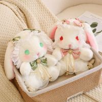 【CW】Kawaii Lolita Rabbit Plush Toy Bunny Stuffed Cute Animal Doll Baby Toys Baby Accompany Sleep Pillow Gifts For Children