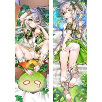 ปลอกหมอนคอสเพลย์ Genshin Impact Nahida เคสลายอนิเมะเกม Dakimakura เคสหมอนกอดใส่นอนเบาะโอตาคุของขวัญ