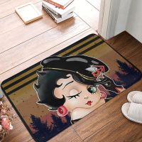 【YF】✒  Bettys Boops Bimbo Cartoon Non-slip Doormat February Prayer Indoor